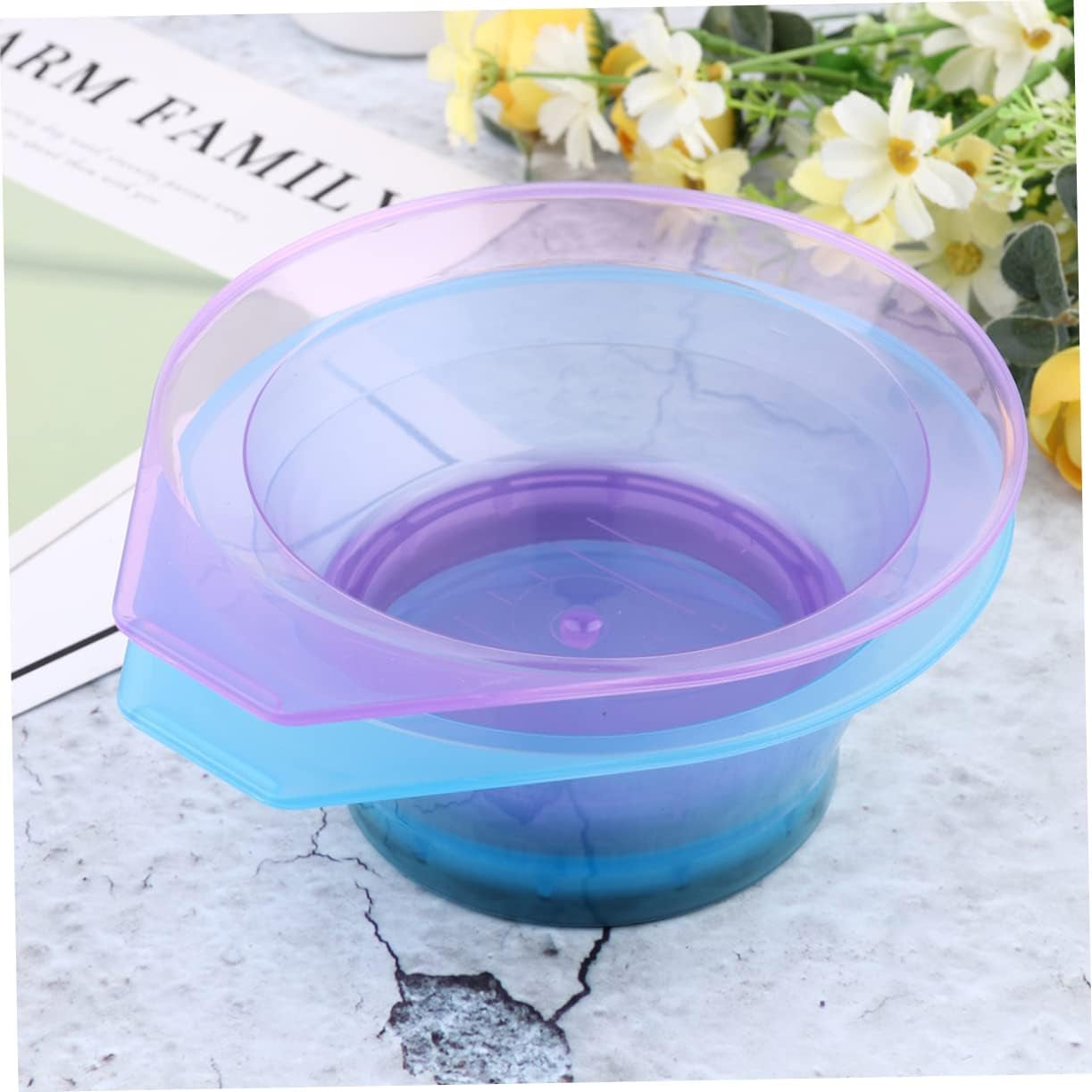 2Pcs Hair Salon Tool Hair Mixing Bowl Hair Color Mixing Bowls Hair Dying Bowl Hair Coloring Kit Hair Bleaching Bowl Hair Salon Bowl Hairdressing Bowls Hair Dye Hair Coloring Bowl