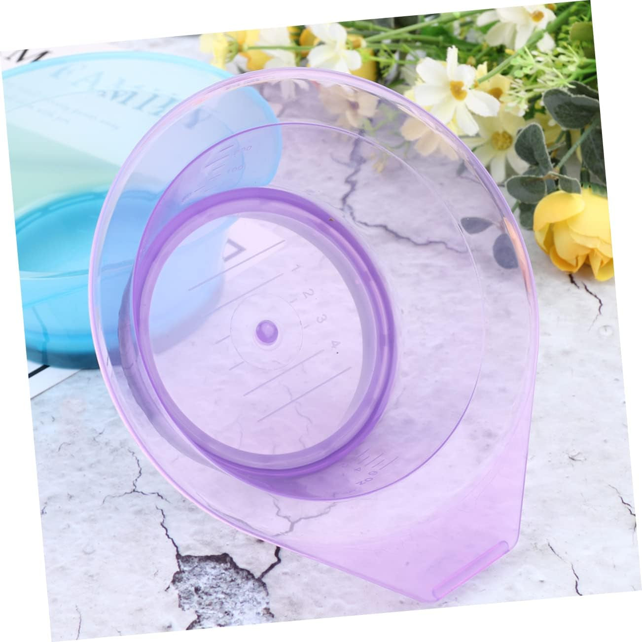 2Pcs Hair Salon Tool Hair Mixing Bowl Hair Color Mixing Bowls Hair Dying Bowl Hair Coloring Kit Hair Bleaching Bowl Hair Salon Bowl Hairdressing Bowls Hair Dye Hair Coloring Bowl